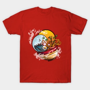 WAVE RAMEN HOT BOWL T-Shirt